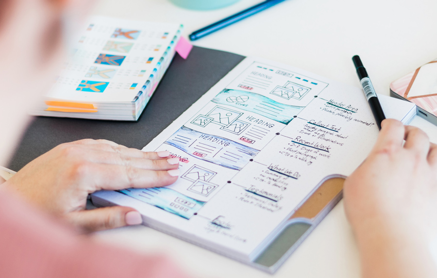 Wireframe Sketch photo